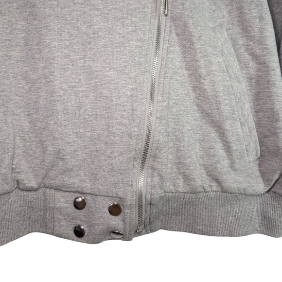 Gray Embellished Women's Jacket - Picture 2 of 8